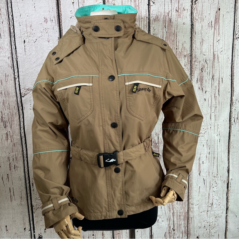 🎉HP🎉 Vintage NEW NWOT NOS Snazzy Rat Norwegian Belted Winter Ski Jacket Small - Picture 3 of 16